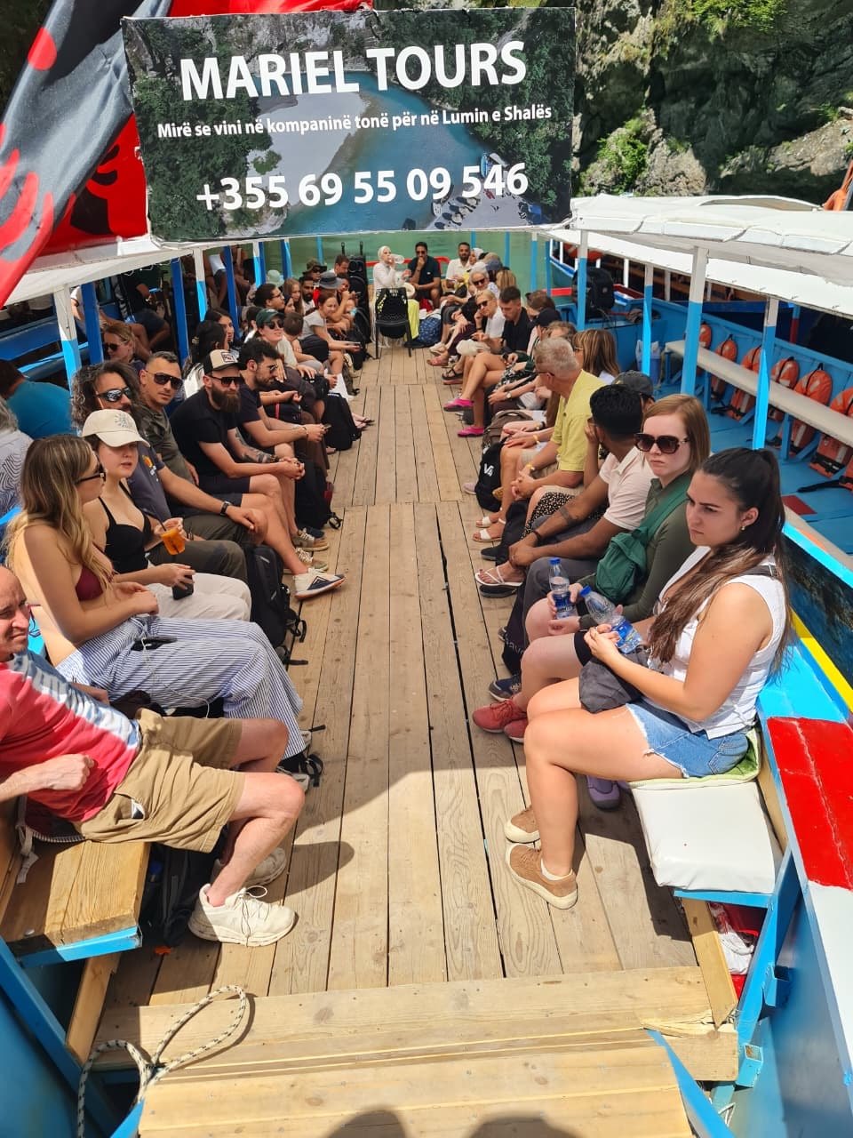 Mariel Tours boat on the river