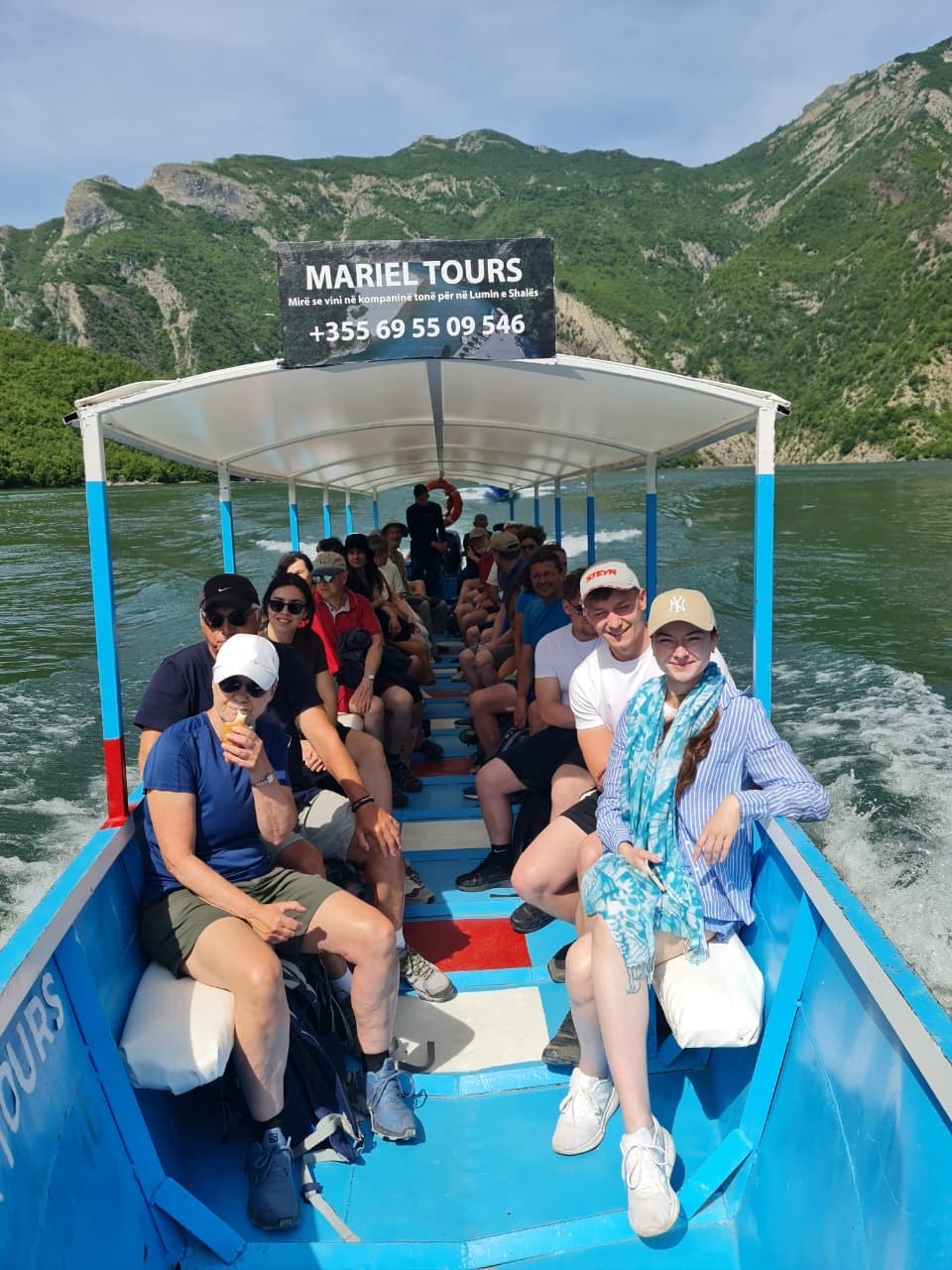 Visitors enjoying the Mariel Tours boat trip